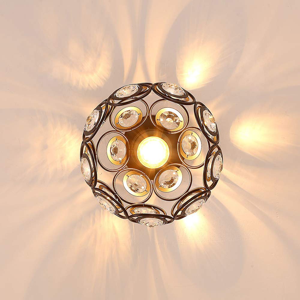 Elegant Art Gold Creative Glass Ceiling Light for Hallway - Stylish Illumination for Your Home Décor