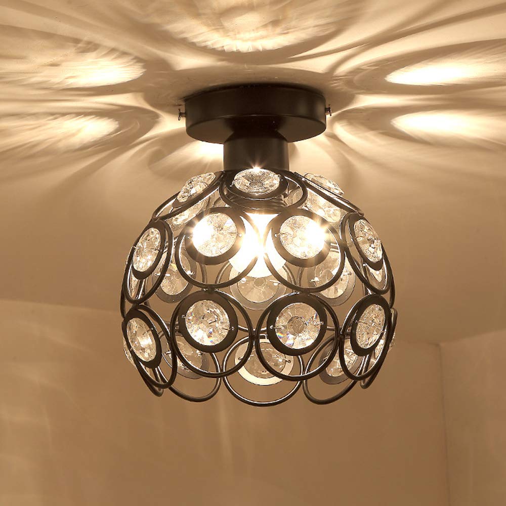 Elegant Art Gold Creative Glass Ceiling Light for Hallway - Stylish Illumination for Your Home Décor