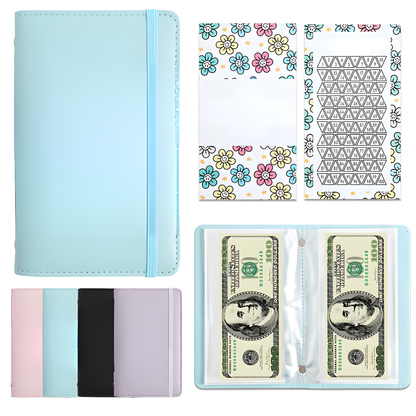 Raccoglitore per libri di archiviazione economico A6 Buste per soldi Tracker di risparmio