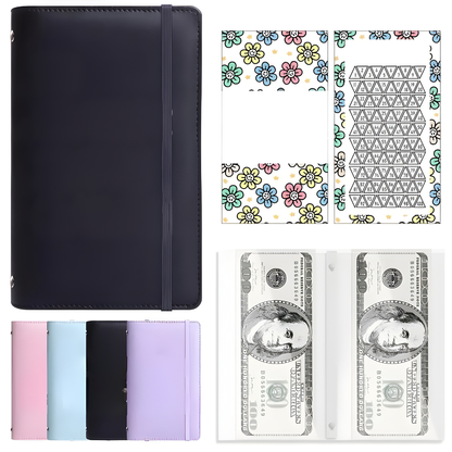 Raccoglitore per libri di archiviazione economico A6 Buste per soldi Tracker di risparmio