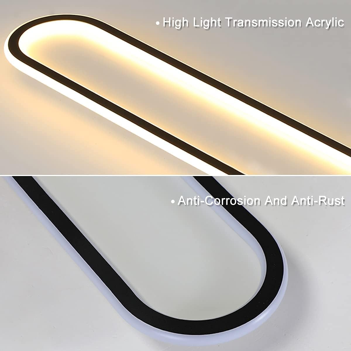 Sleek Modern Corridor Aisle Ceiling Light - Long Design for Stylish Illumination in Hallways and Passageways