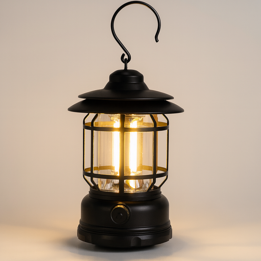 Lampe de camping LED Lumières rétro portable magnétique rechargeable