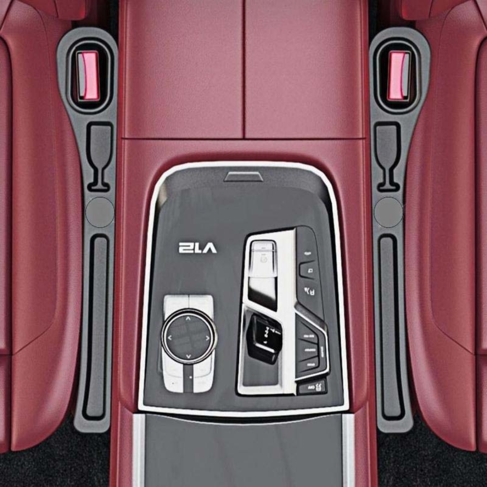 Remplisseur de vide pour siège auto en similicuir, paire d'organisateurs