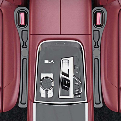 Remplisseur de vide pour siège auto en similicuir, paire d'organisateurs