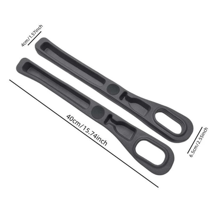 Remplisseur de vide pour siège auto en similicuir, paire d'organisateurs