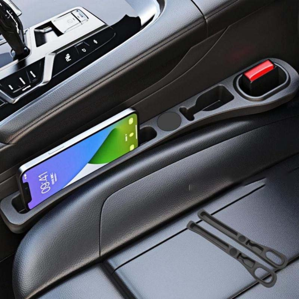 Car Seat Filling Faux Leather Gap Filler Organizer Pair