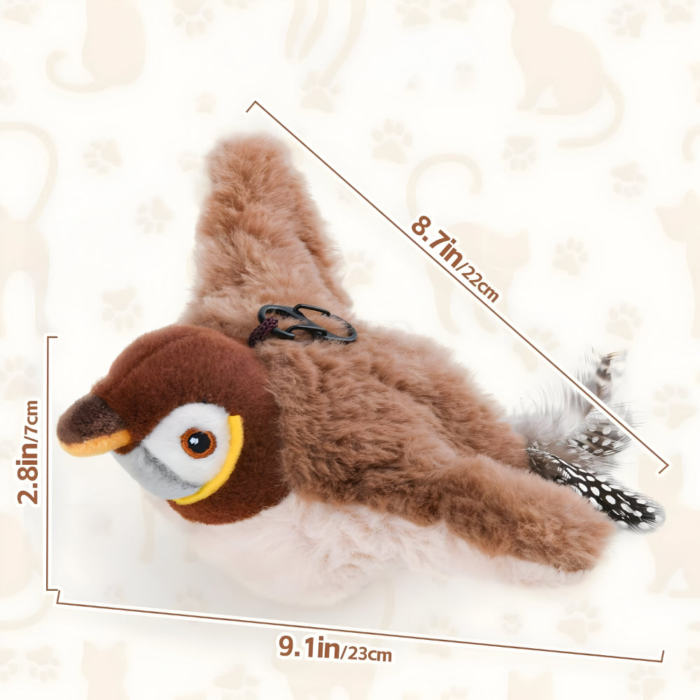 Cat Toy Plush Bird Chirping Sound
