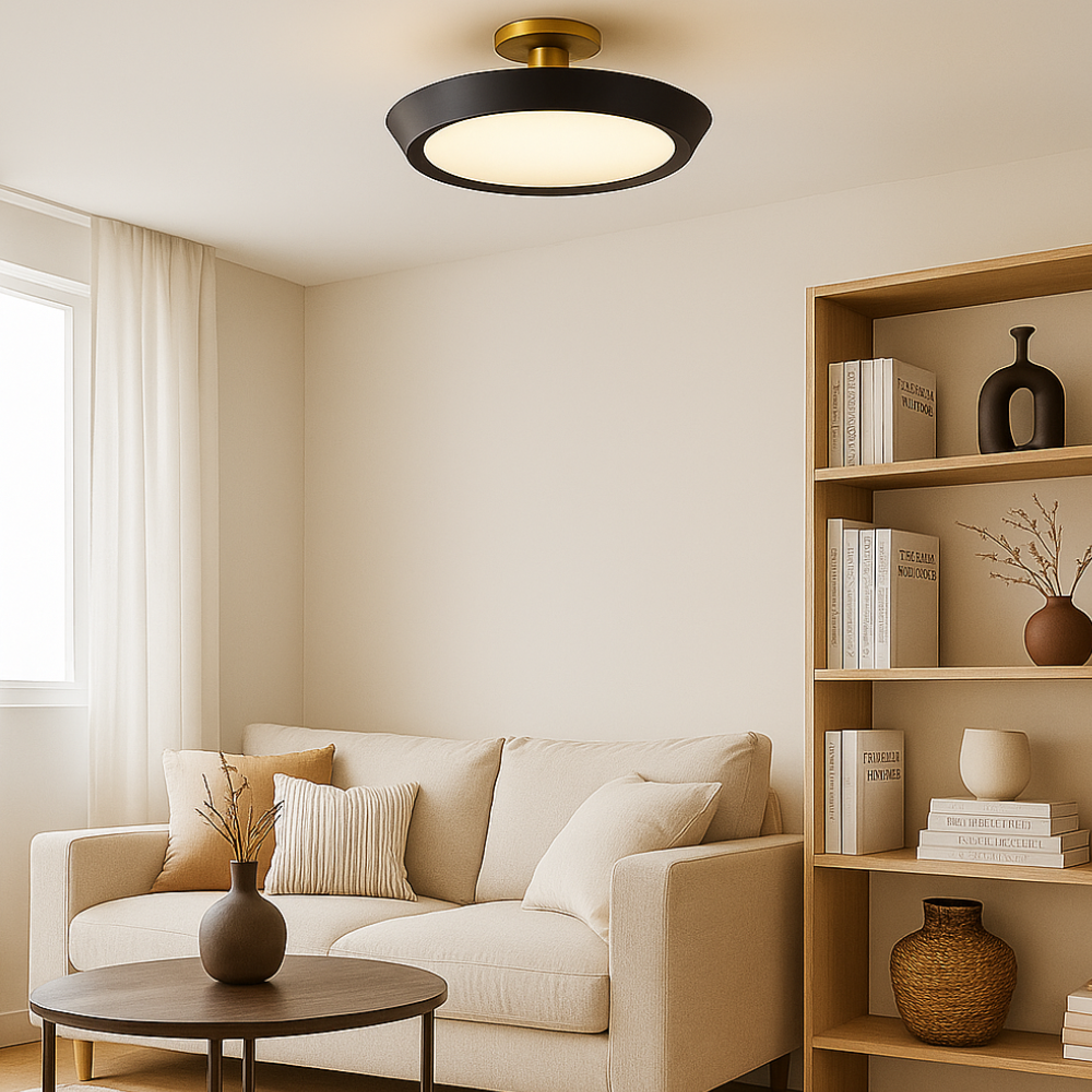 Ceiling Lights LED Modern Flush Mount Metal Round Light Fixture