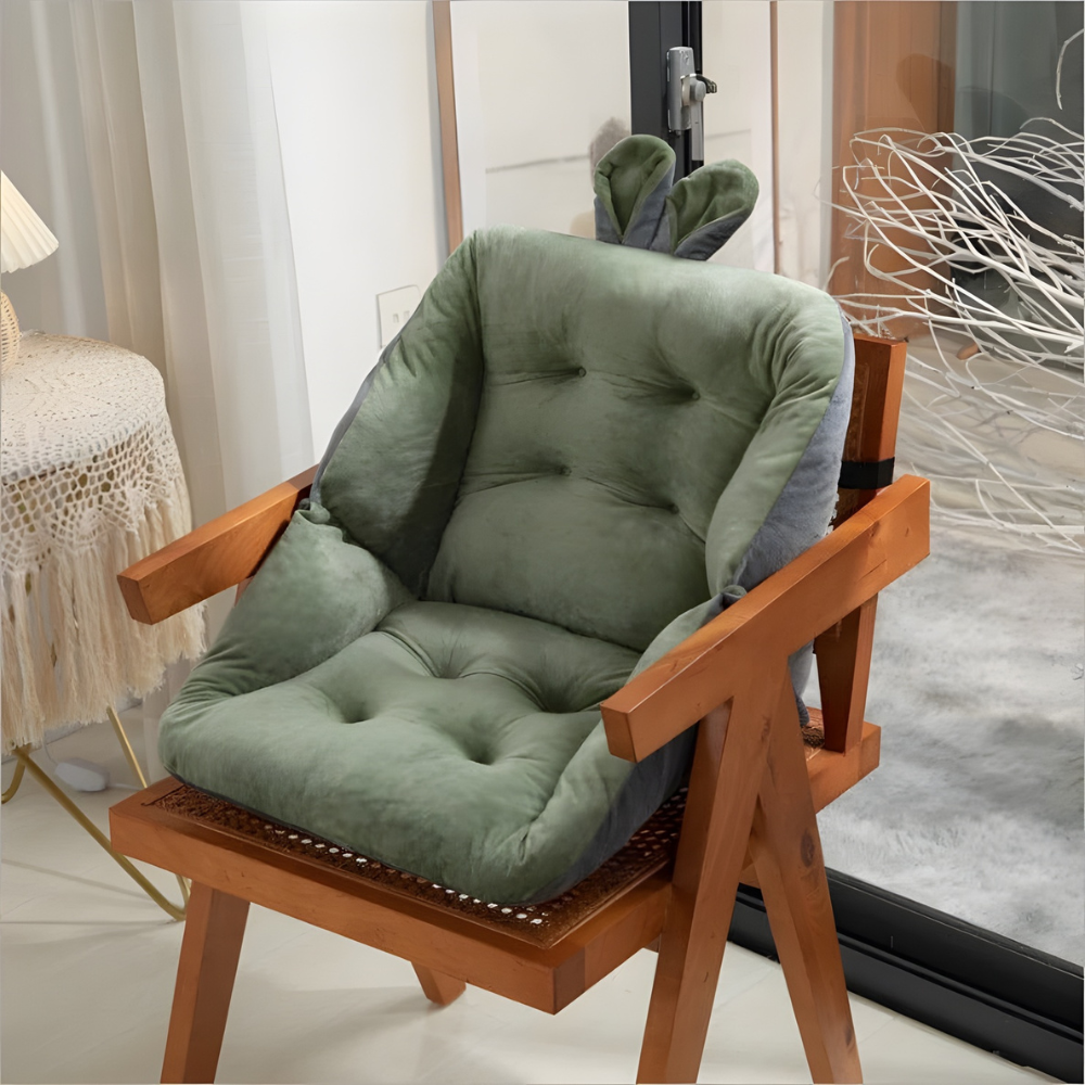 Coussin épais rembourré pour chaise avec support lombaire