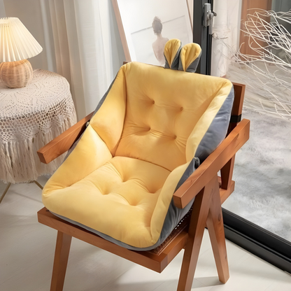 Coussin épais rembourré pour chaise avec support lombaire