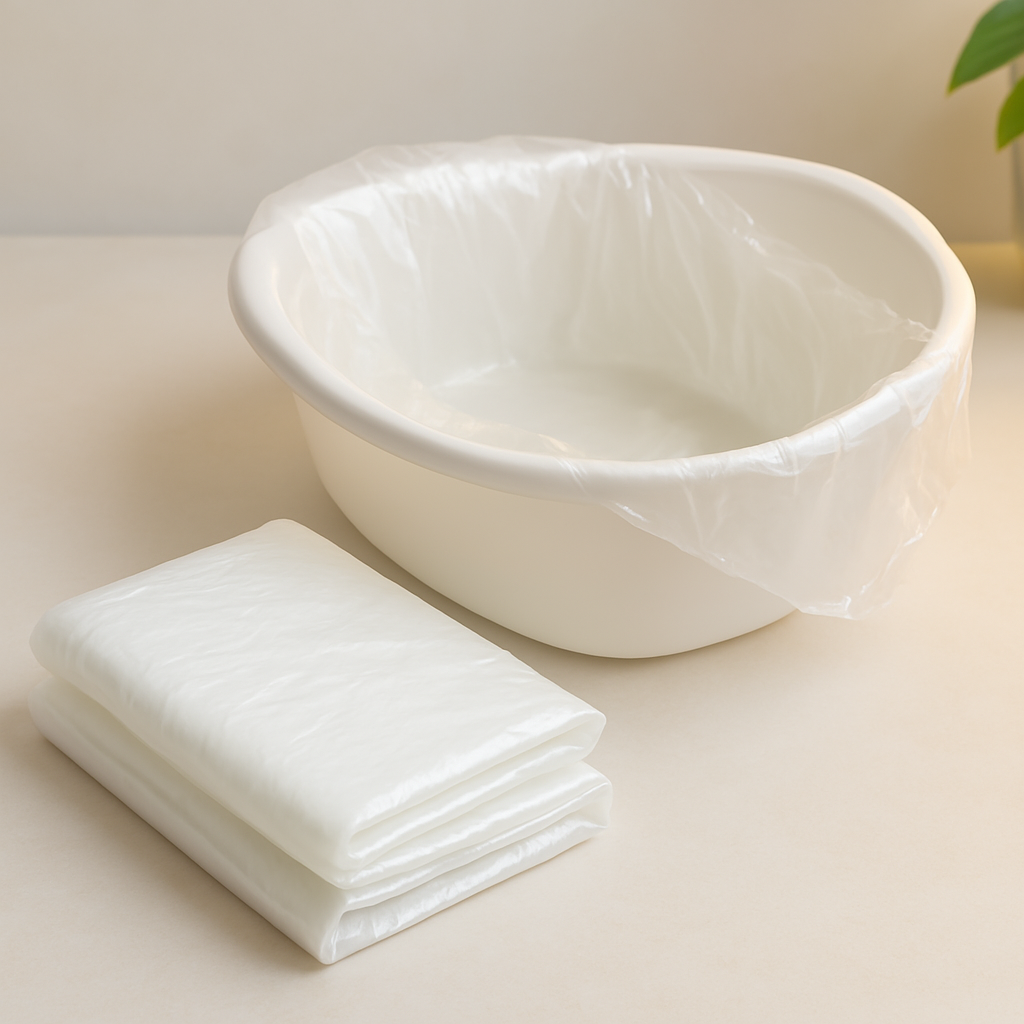 Rivestimenti monouso in plastica impermeabile per pediluvio