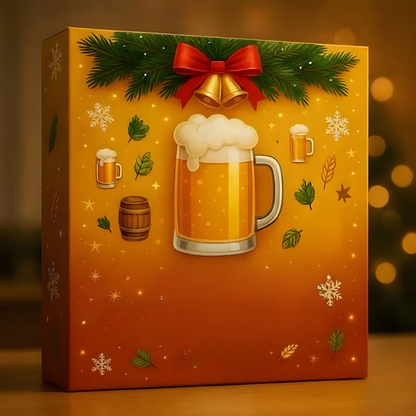 Weihnachts-Adventskalender Geschenkbox Feiertagsüberraschung Countdown