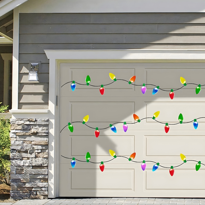 Christmas Car Magnet Lights Reflective Holiday Decoration Set