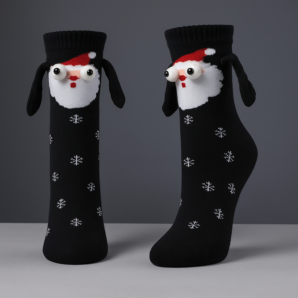 Christmas Stockings 3D Cartoon Winter Cozy Funny Novelty Gift