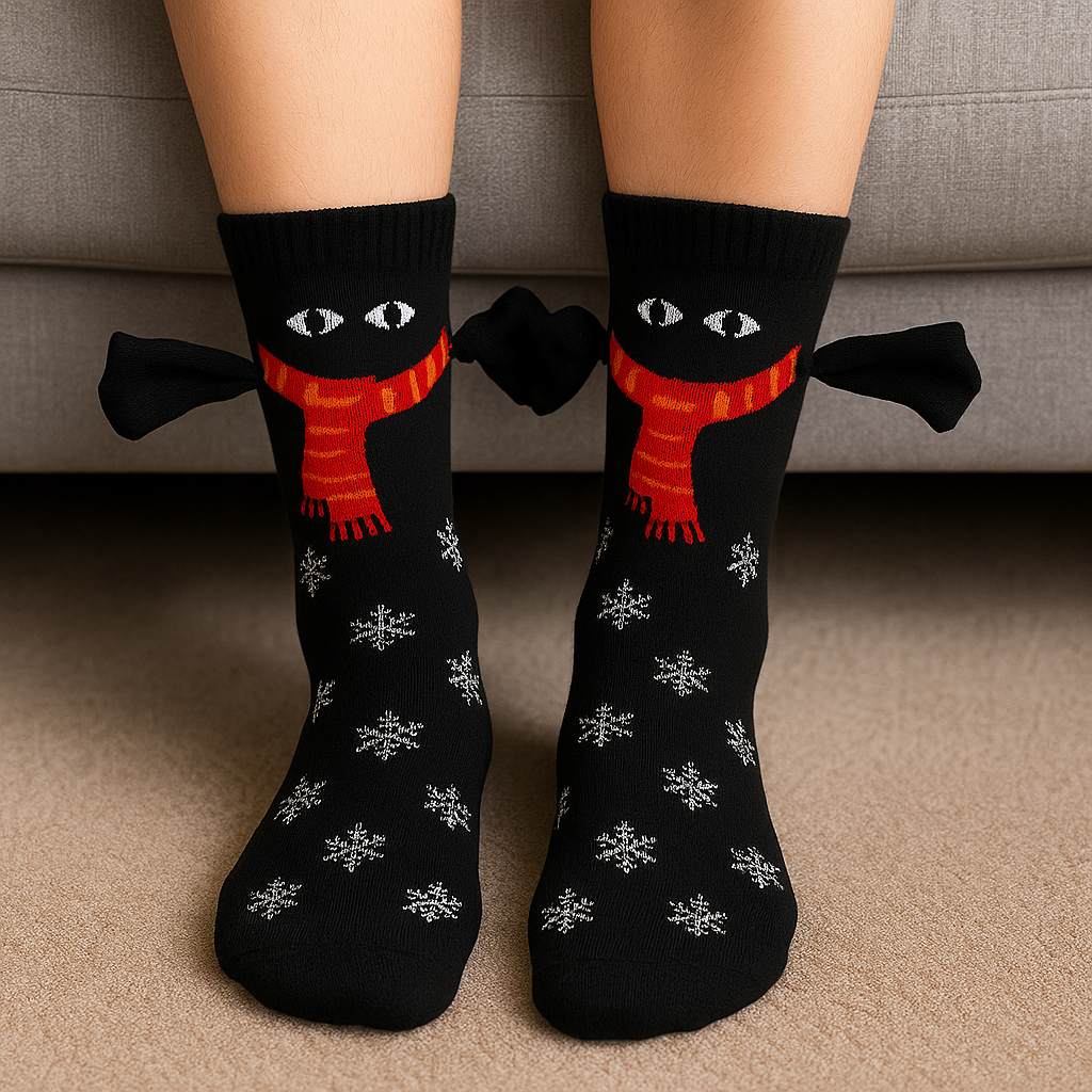 Christmas Stockings 3D Cartoon Winter Cozy Funny Novelty Gift