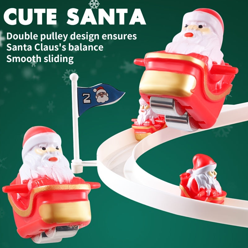 Christmas Toy Santa Claus Slide Track