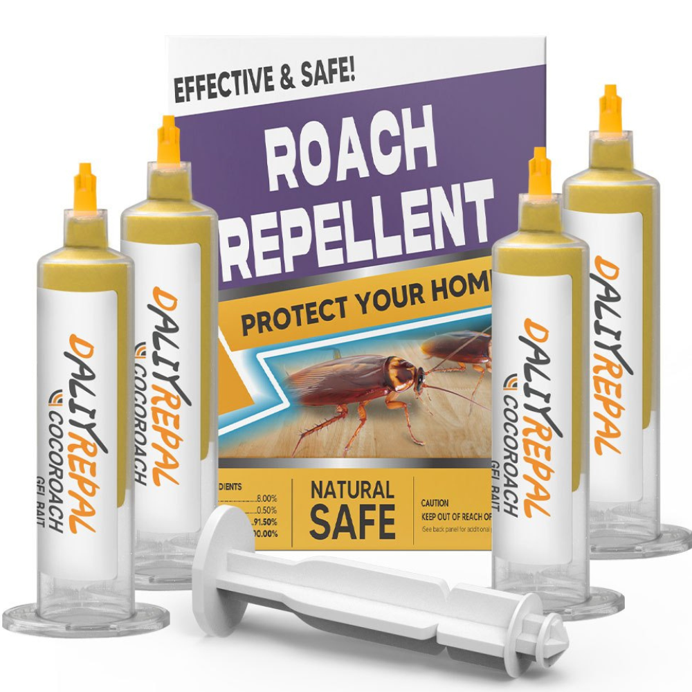 Cockroaches Gel Bait Roach Repellent Natural Safe Indoor Home Control