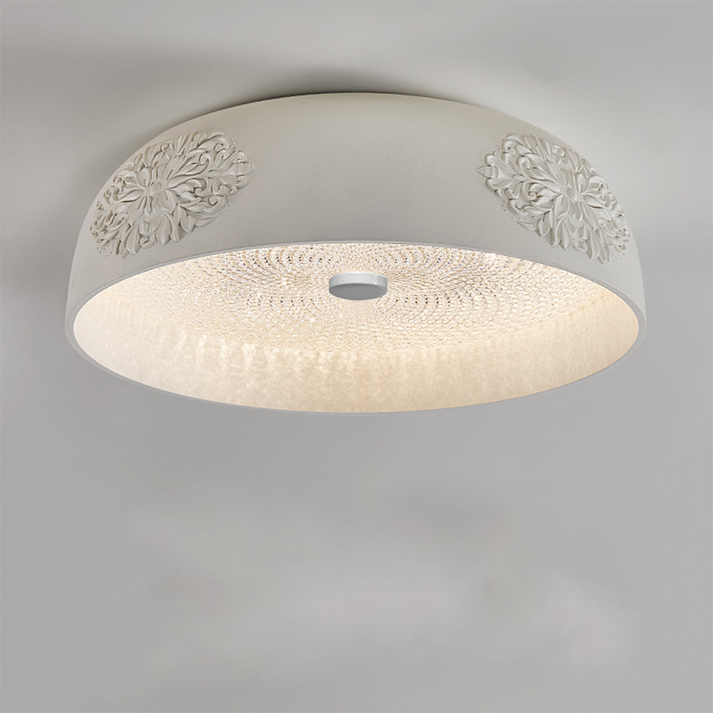 Elegant Carved Resin Ceiling Lights - Stylish Illumination for Modern Interiors, Perfect for Living Rooms and Bedrooms