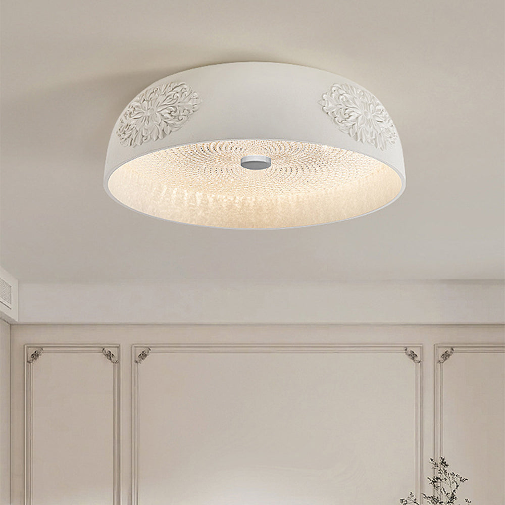 Elegant Carved Resin Ceiling Lights - Stylish Illumination for Modern Interiors, Perfect for Living Rooms and Bedrooms