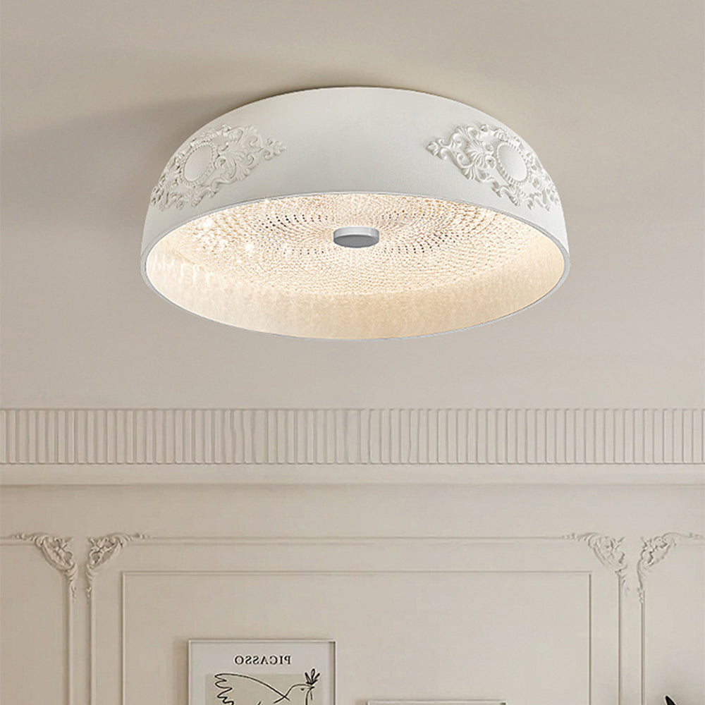 Elegant Carved Resin Ceiling Lights - Stylish Illumination for Modern Interiors, Perfect for Living Rooms and Bedrooms