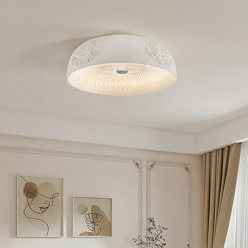 Elegant Carved Resin Ceiling Lights - Stylish Illumination for Modern Interiors, Perfect for Living Rooms and Bedrooms