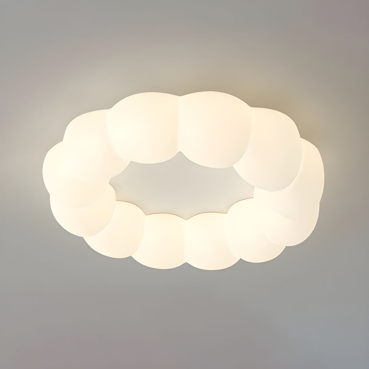 Elegant White Cloud Ceiling Light Fixture for Soft Ambient Illumination in Modern Home Décor