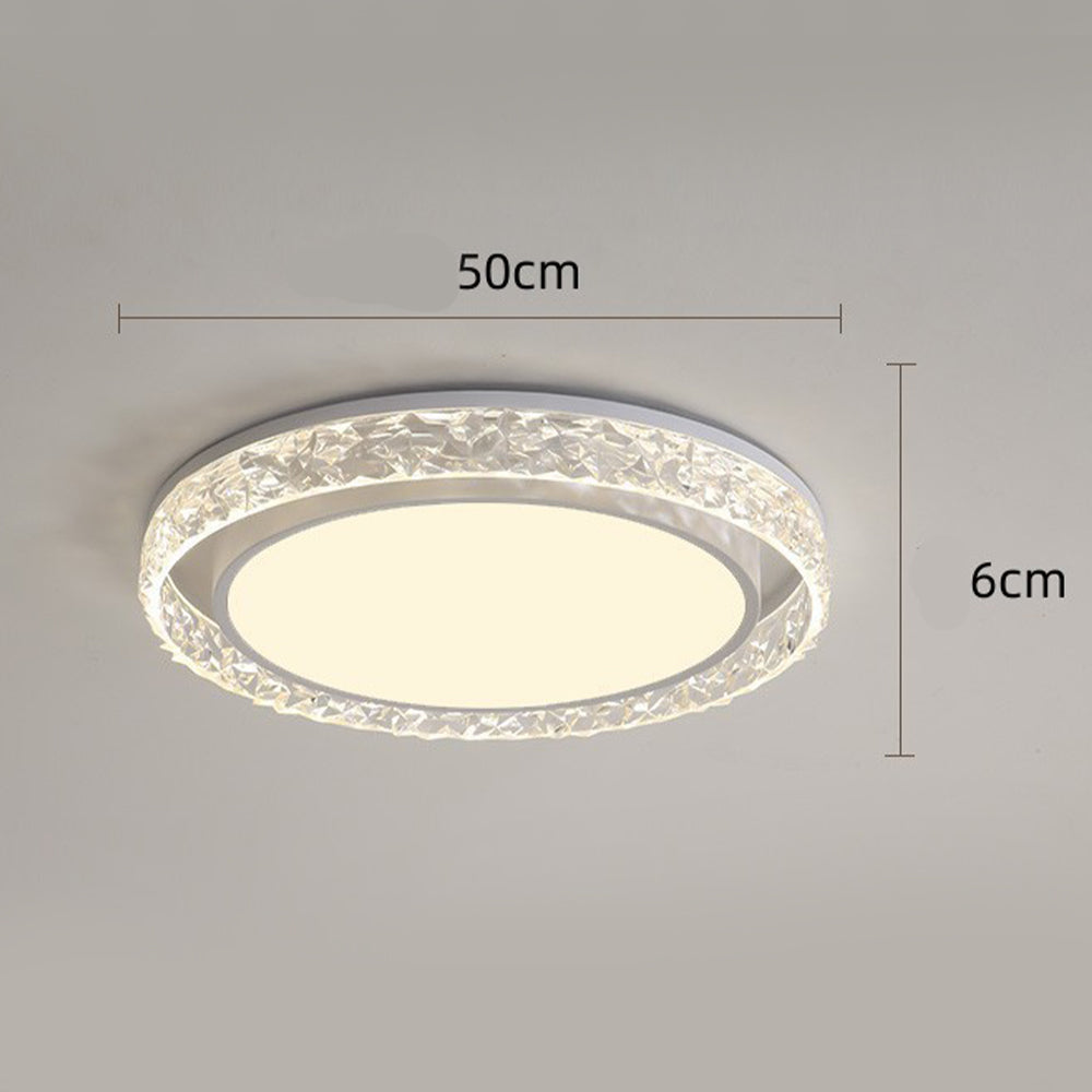 Sleek Minimalist Flush Mount Iron Ceiling Light Fixture for Modern Home Interiors and Elegant Lighting Solutions