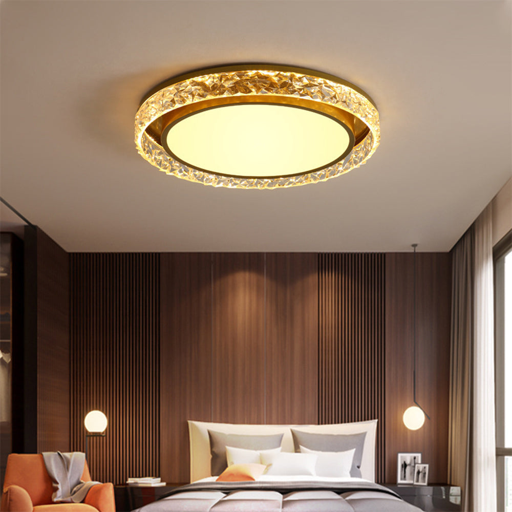 Sleek Minimalist Flush Mount Iron Ceiling Light Fixture for Modern Home Interiors and Elegant Lighting Solutions