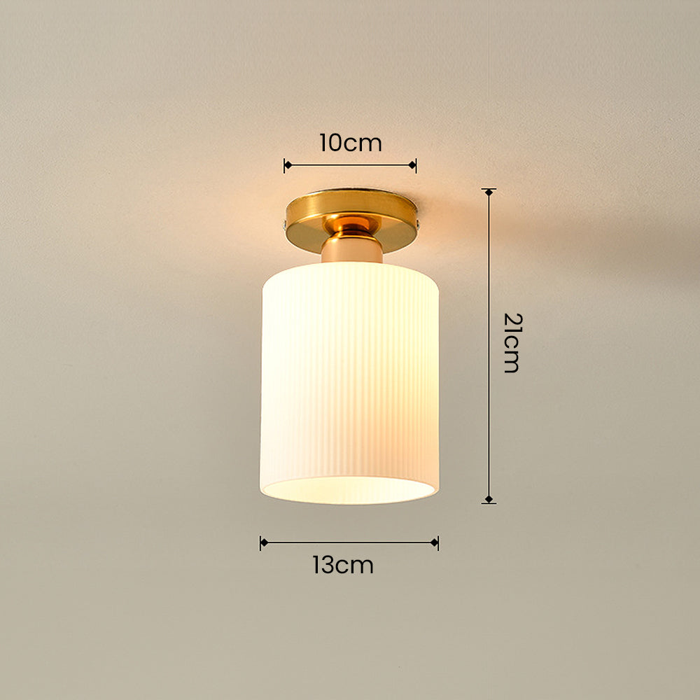 Elegant Gold Mini Glass Ceiling Light for Hallway - Stylish Illumination Fixture for Home Decor and Ambient Lighting