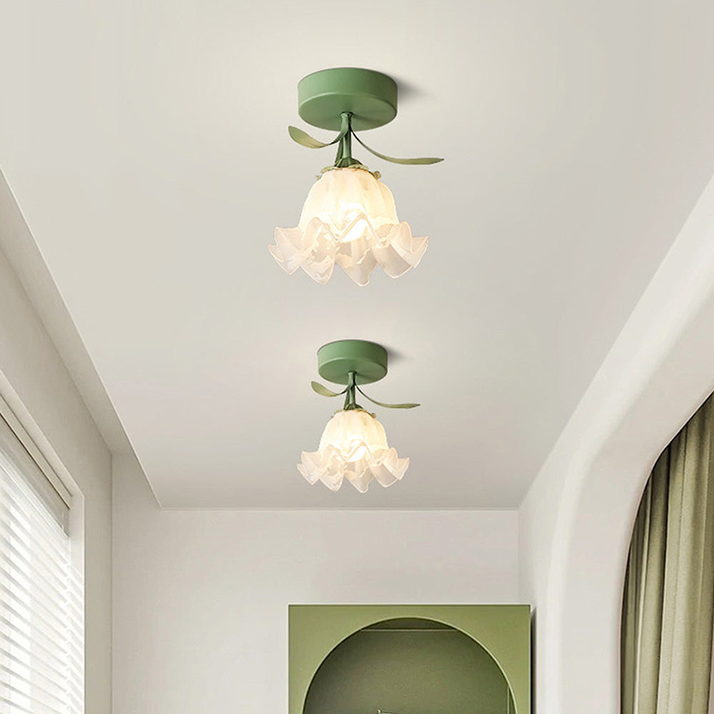 Artistic Mini Flower-Shaped Ceiling Light - Creative Floral Design for Elegant Home Illumination