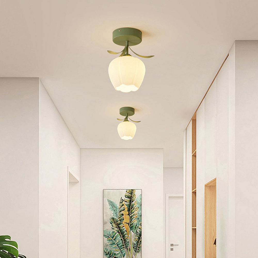 Artistic Mini Flower-Shaped Ceiling Light - Creative Floral Design for Elegant Home Illumination