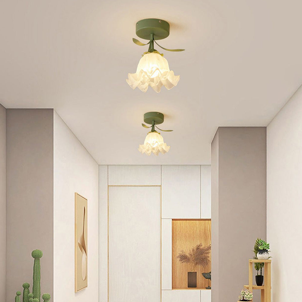 Artistic Mini Flower-Shaped Ceiling Light - Creative Floral Design for Elegant Home Illumination