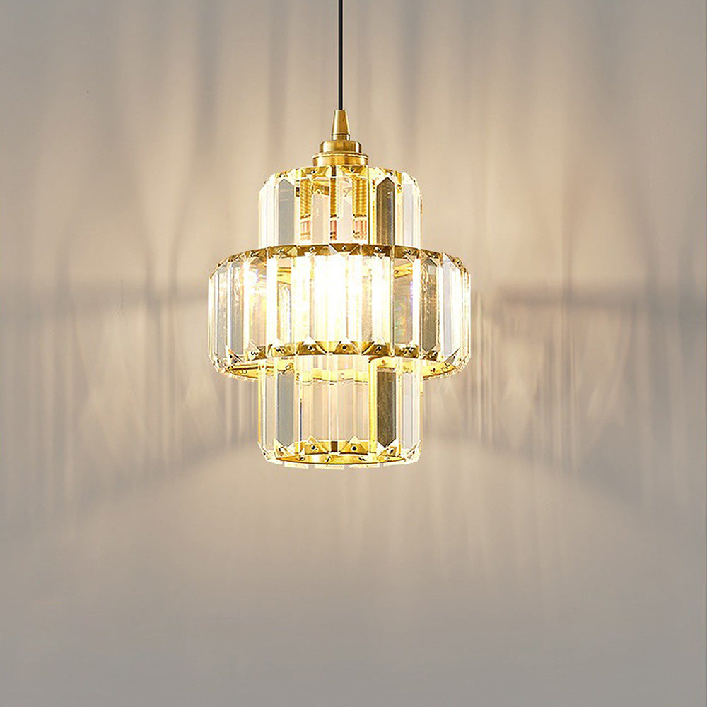 Luxury Elegance Gold Pendant Light Fixture - Stunning Glass Design for Chic Home Décor and Ambient Illumination