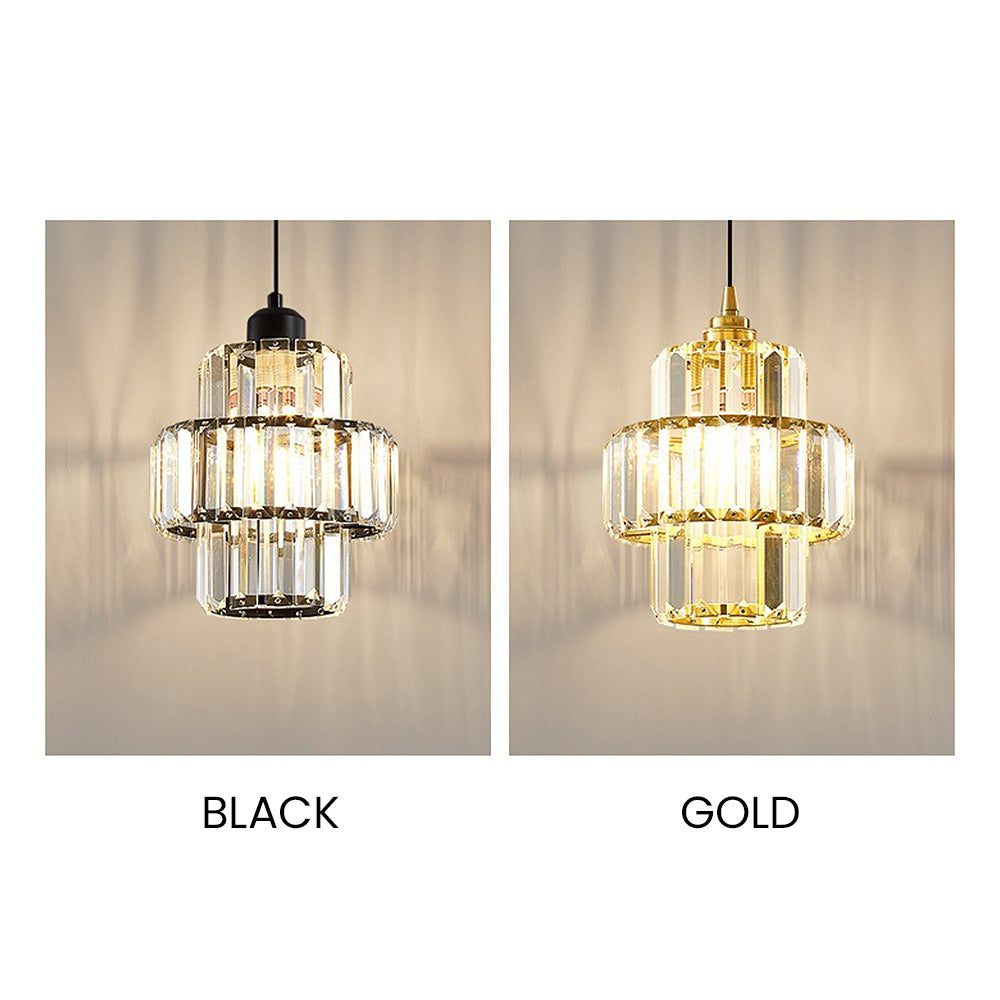 Luxury Elegance Gold Pendant Light Fixture - Stunning Glass Design for Chic Home Décor and Ambient Illumination