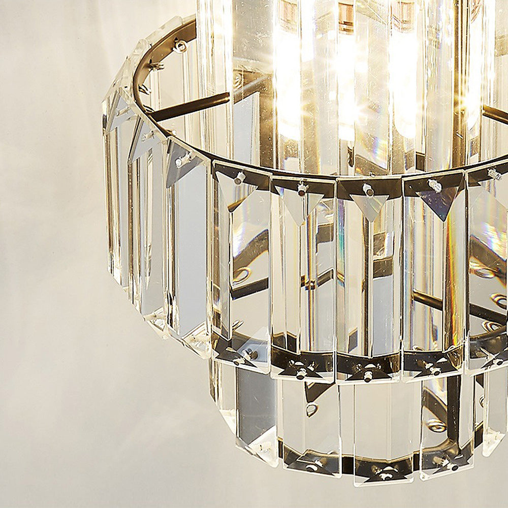 Luxury Elegance Gold Pendant Light Fixture - Stunning Glass Design for Chic Home Décor and Ambient Illumination