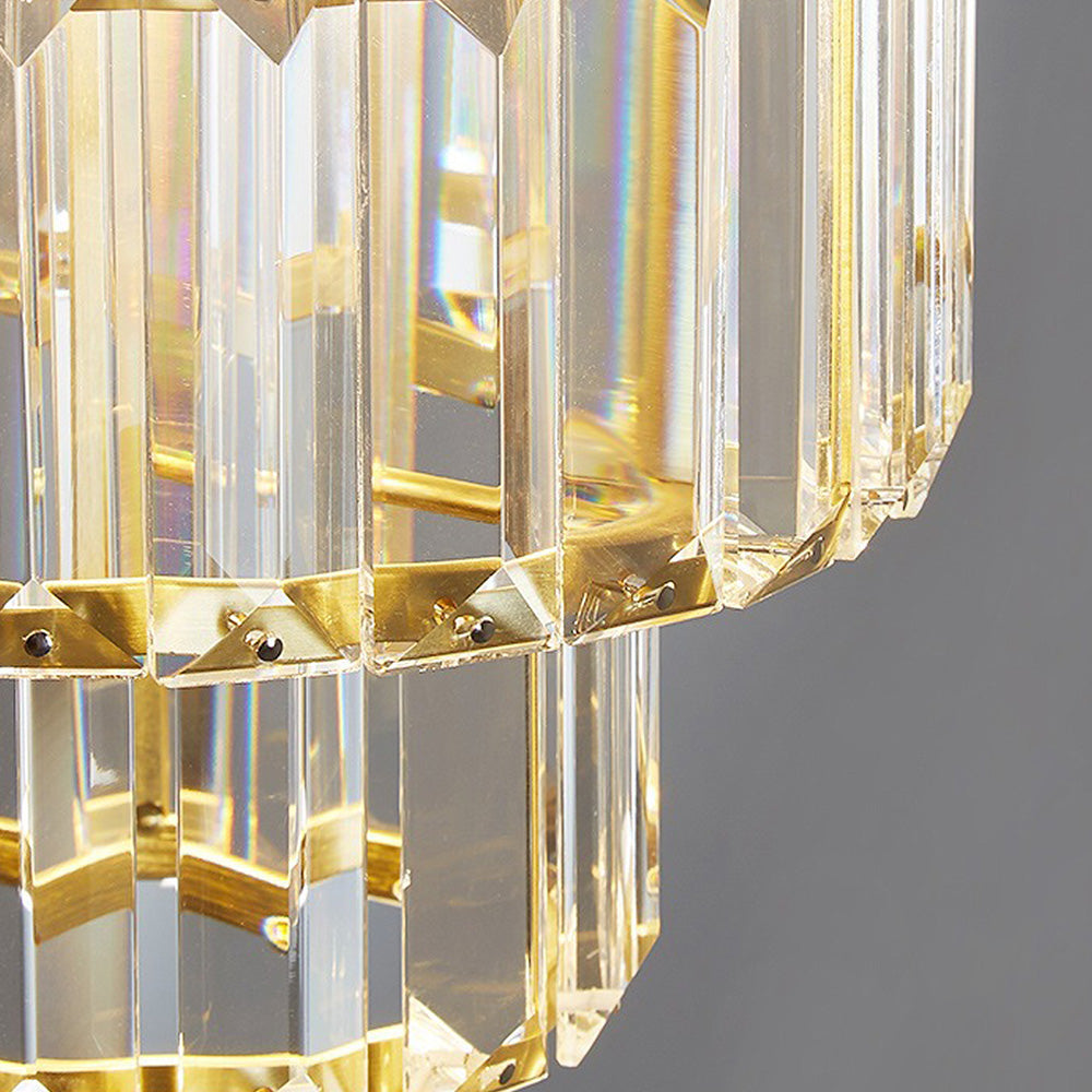 Luxury Elegance Gold Pendant Light Fixture - Stunning Glass Design for Chic Home Décor and Ambient Illumination