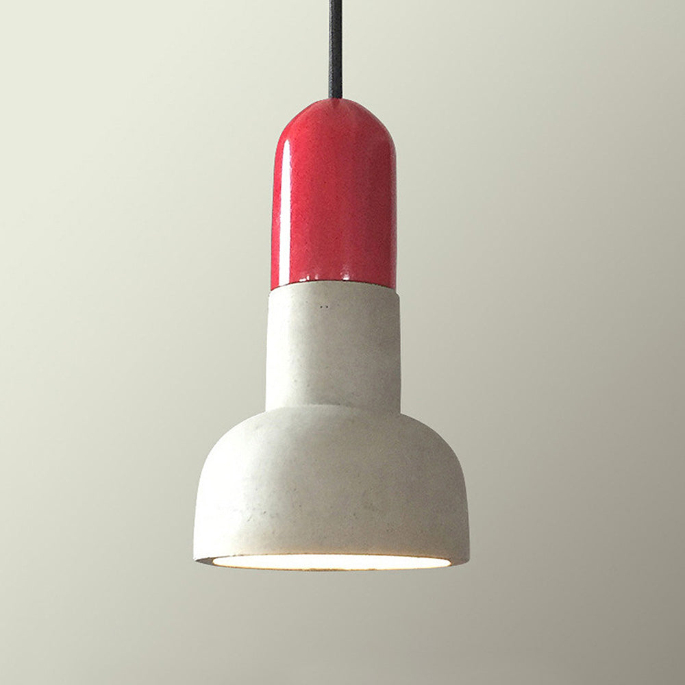 Modern Simple Concrete Stained Pendant Light Fixture for Contemporary Home Décor and Stylish Illumination