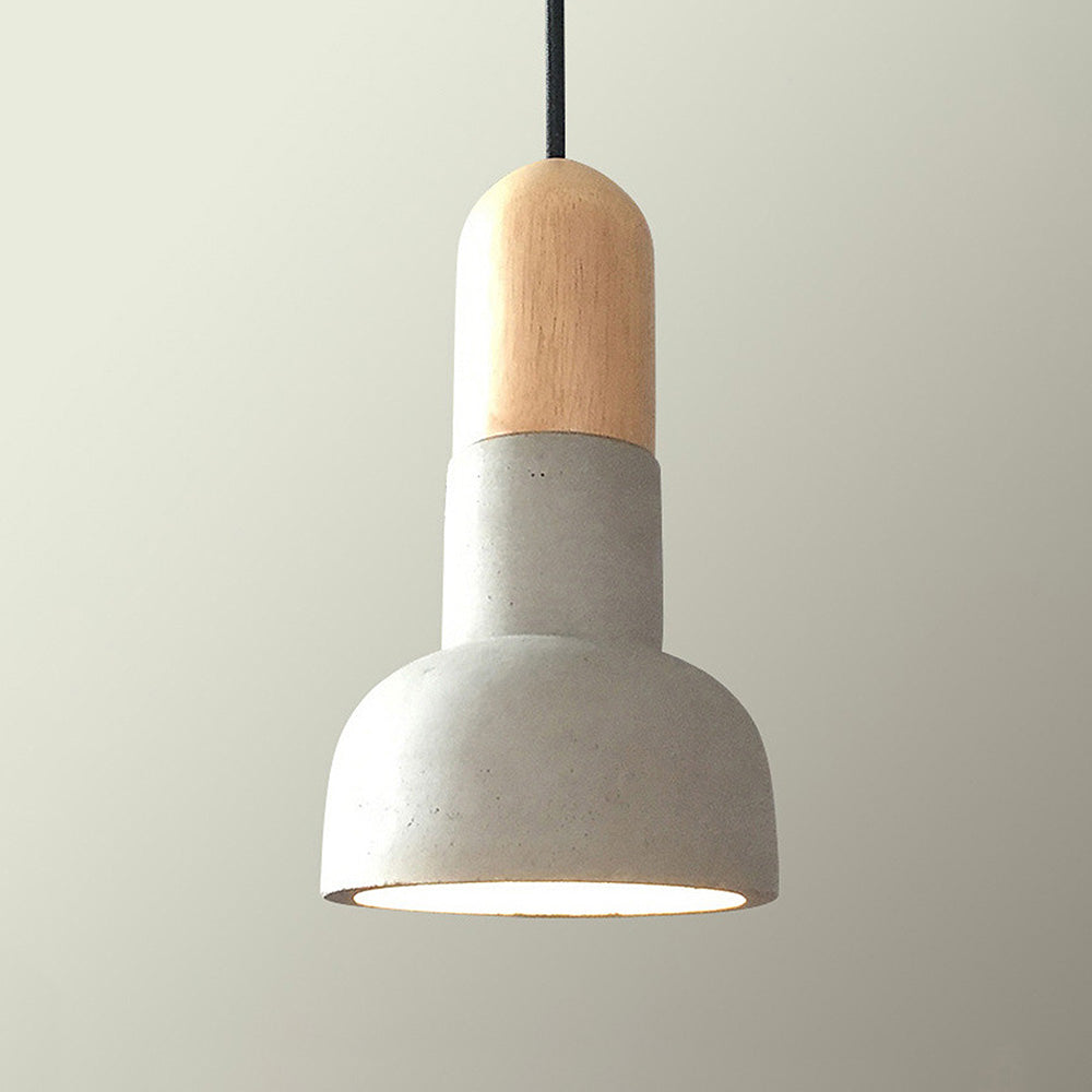 Modern Simple Concrete Stained Pendant Light Fixture for Contemporary Home Décor and Stylish Illumination