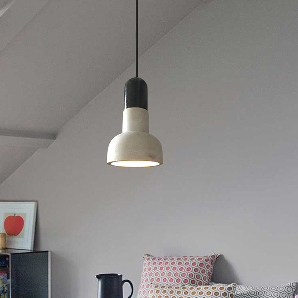 Modern Simple Concrete Stained Pendant Light Fixture for Contemporary Home Décor and Stylish Illumination