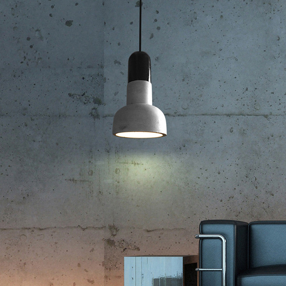 Modern Simple Concrete Stained Pendant Light Fixture for Contemporary Home Décor and Stylish Illumination