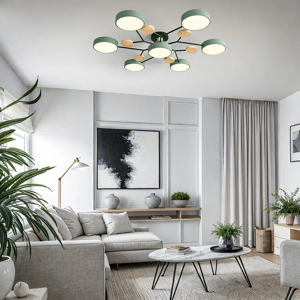 Ceiling Light Modern LED Flush Mount Chandelier