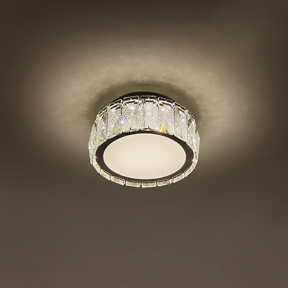 Elegant Crystal Flush Mount Ceiling Lights for Hallways - Luxury Lighting Fixtures to Enhance Your Home Décor