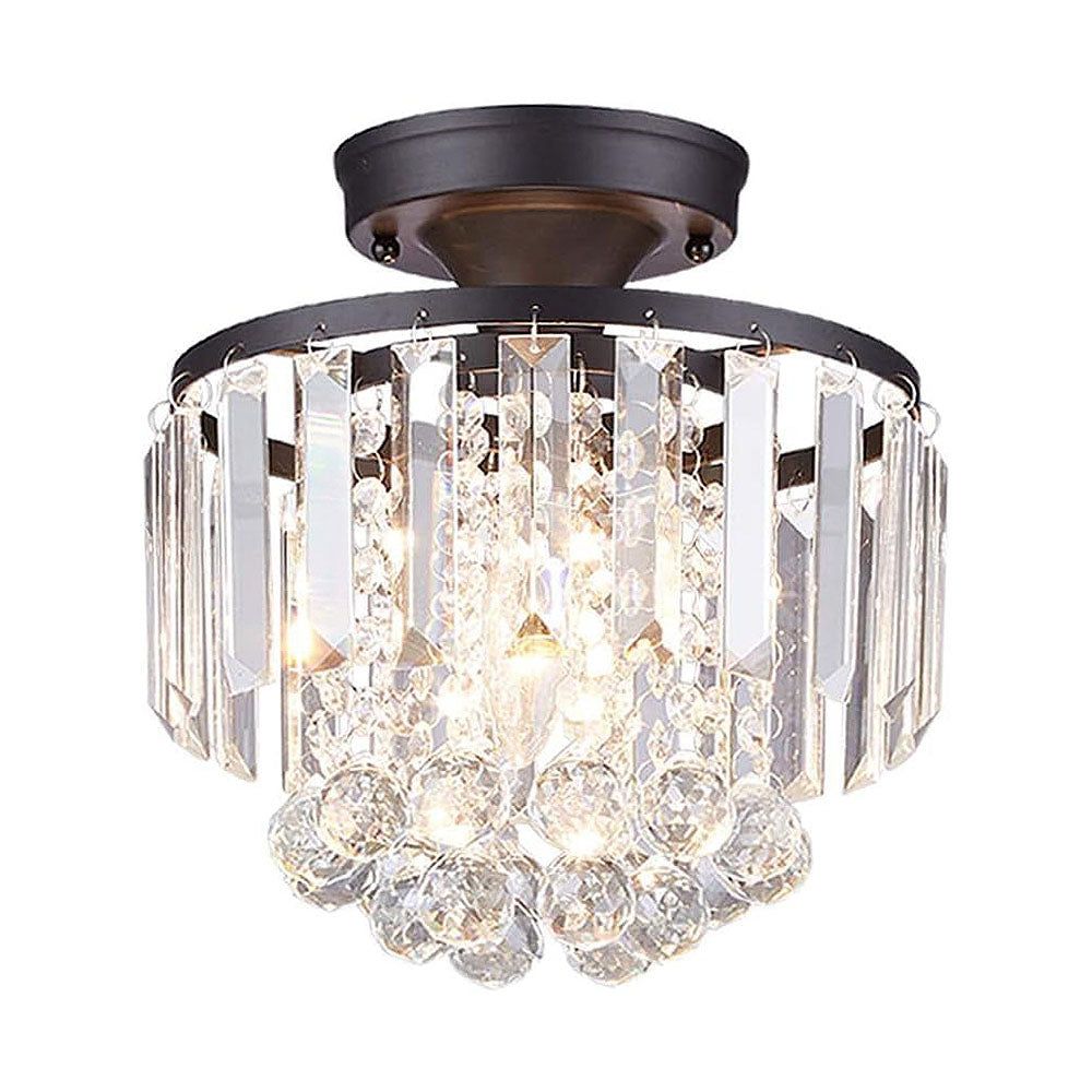 Elegant Crystal 1-Light Ceiling Pendant for Hallways - Stylish Illumination for Your Home's Entrance and Corridors