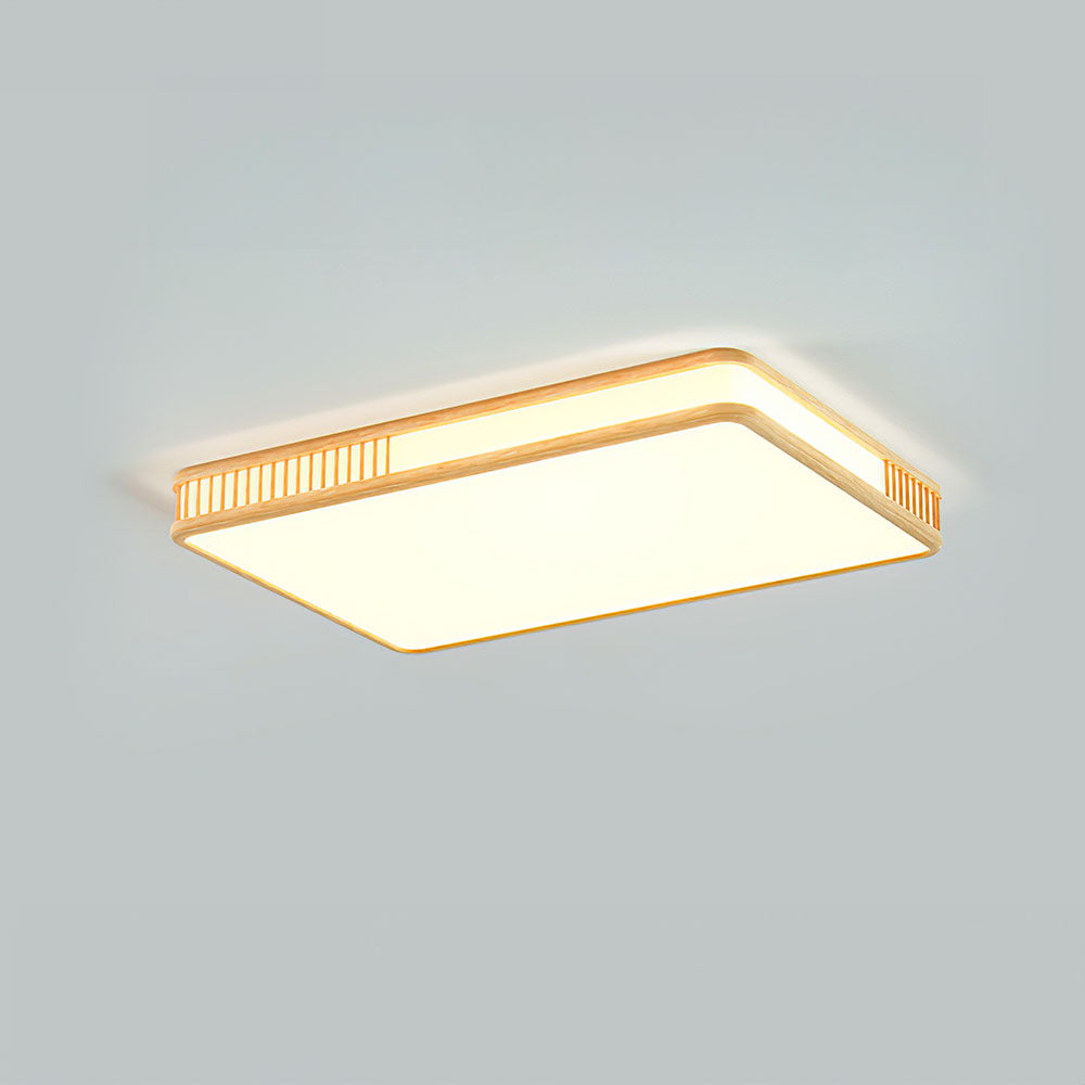 Contemporary Acrylic and Wooden Flush Mount Ceiling Lights for Modern Home Décor and Stylish Illumination Solutions