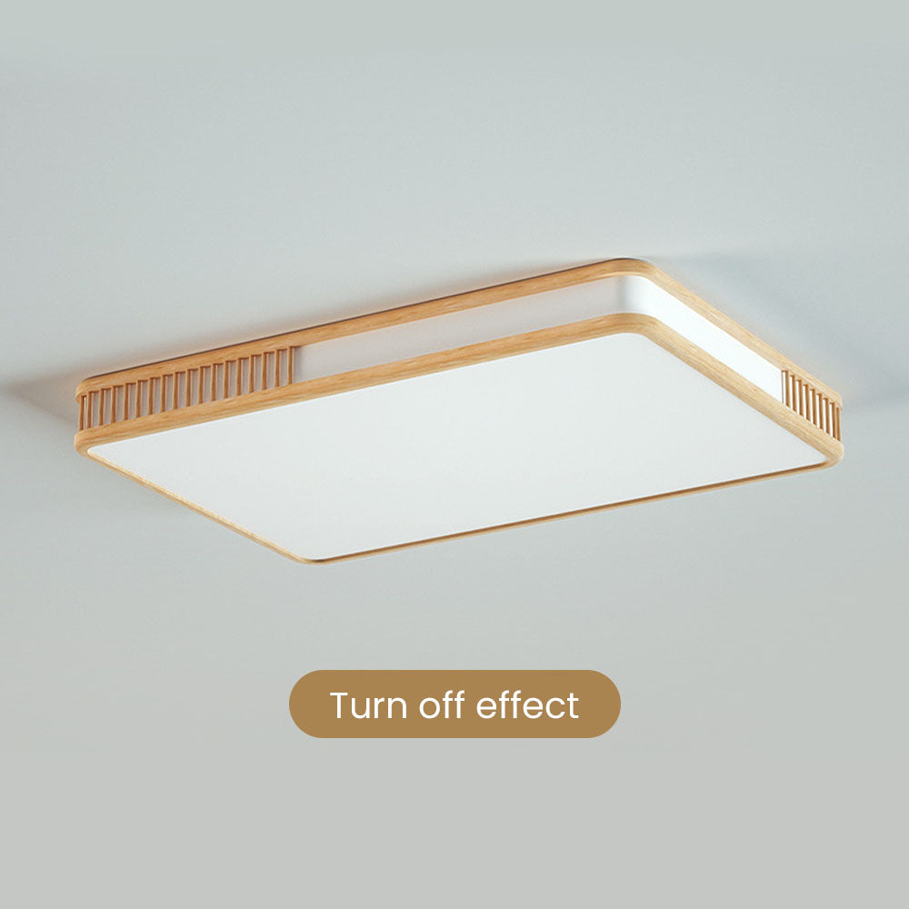 Contemporary Acrylic and Wooden Flush Mount Ceiling Lights for Modern Home Décor and Stylish Illumination Solutions