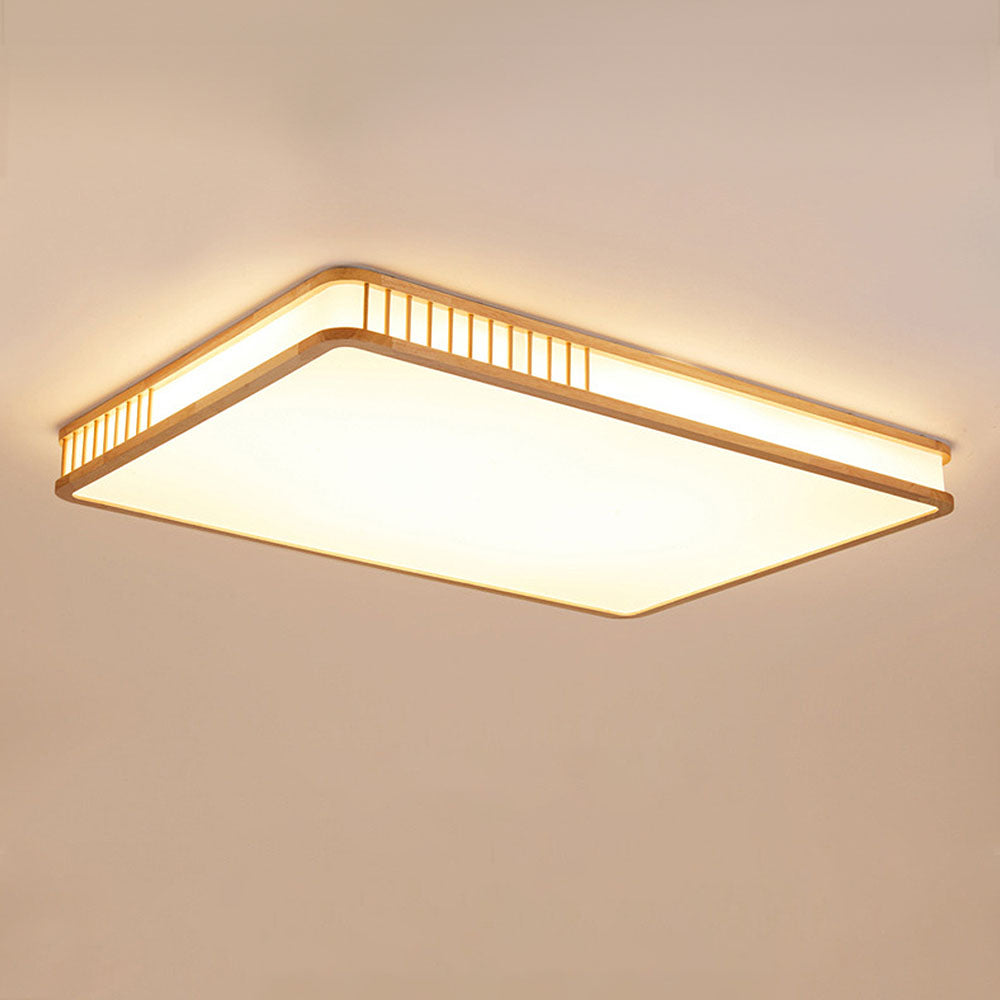 Contemporary Acrylic and Wooden Flush Mount Ceiling Lights for Modern Home Décor and Stylish Illumination Solutions