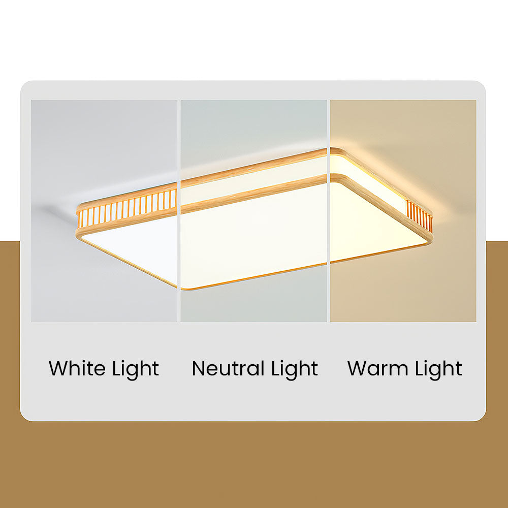 Contemporary Acrylic and Wooden Flush Mount Ceiling Lights for Modern Home Décor and Stylish Illumination Solutions