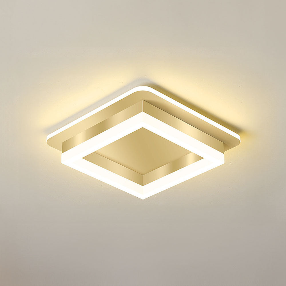 Sleek Modern Acrylic Ceiling Light Fixture for Hallway Illumination and Stylish Home Décor