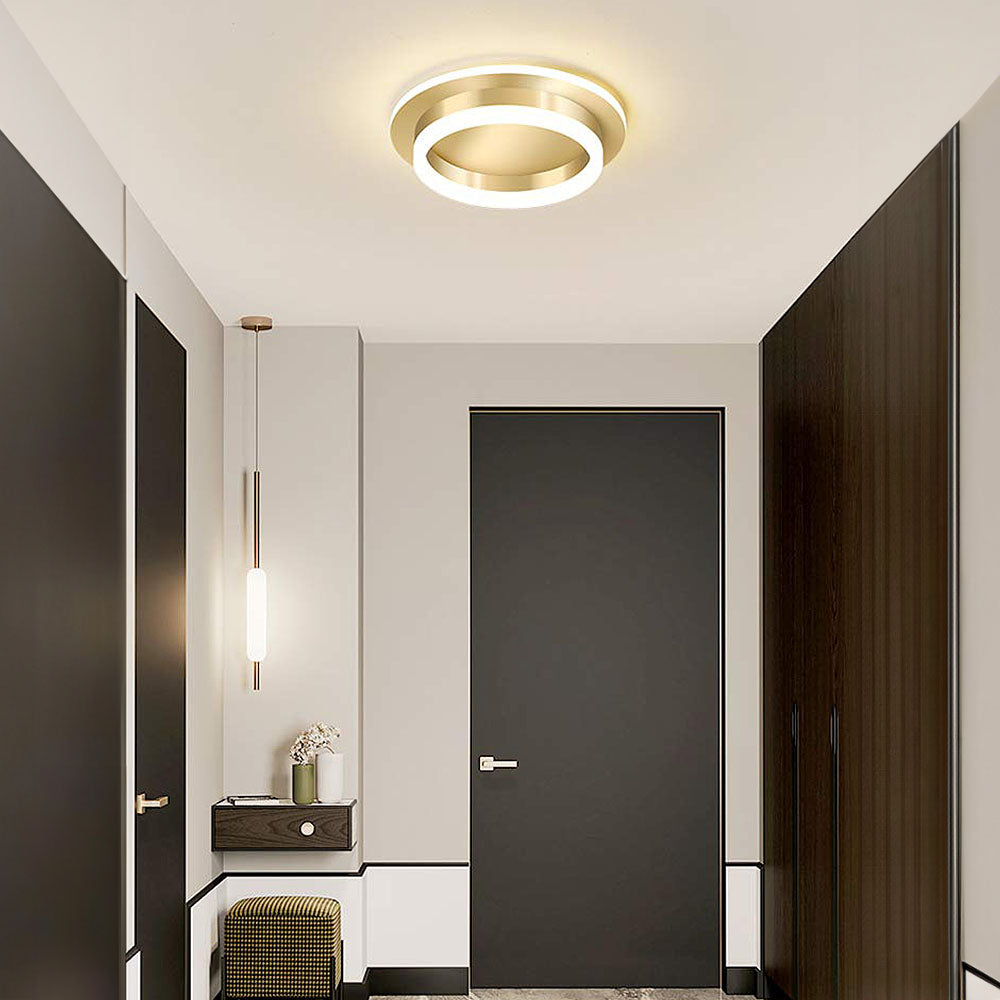 Sleek Modern Acrylic Ceiling Light Fixture for Hallway Illumination and Stylish Home Décor