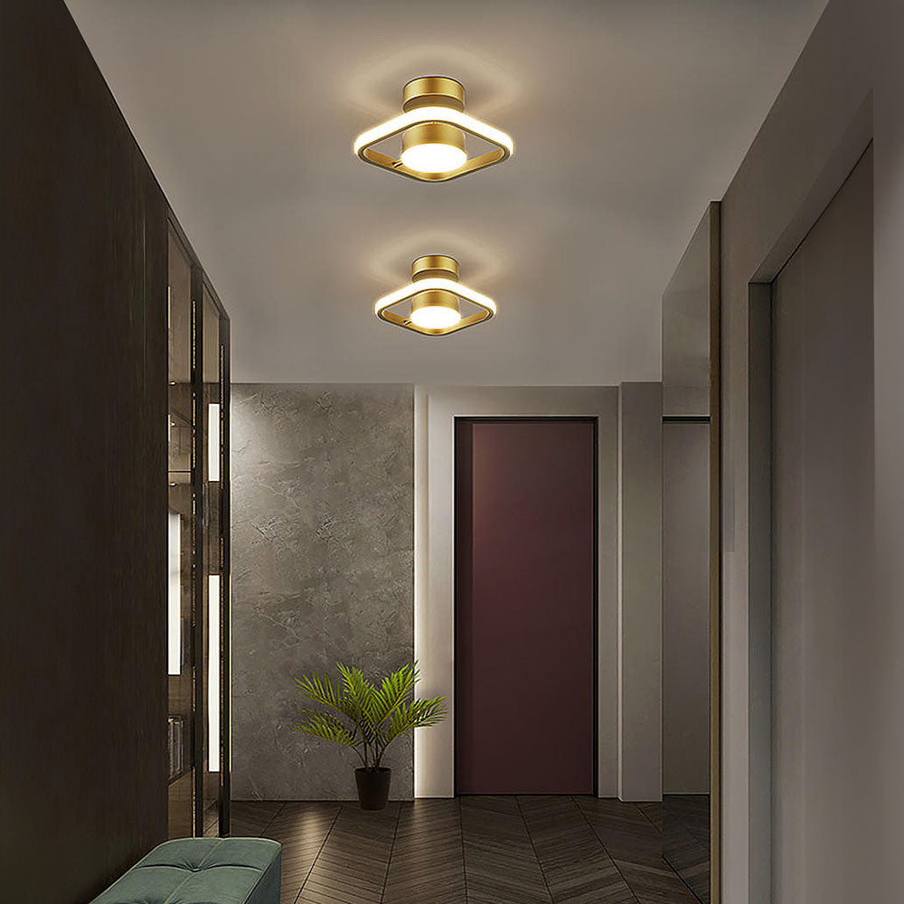 Modern Square Acrylic Ceiling Lights for Hallways – Stylish Illumination for Contemporary Interiors in British Homes